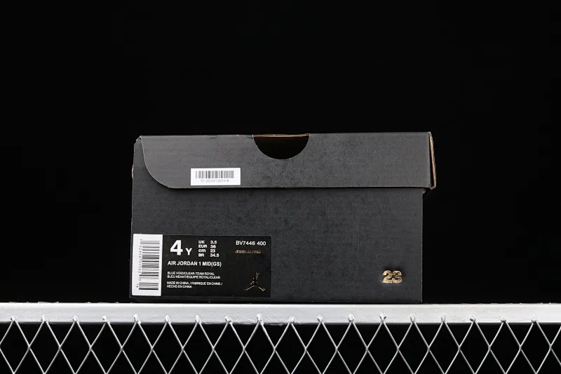 All categories Air Jordan Jordan series basketball shoes Air Jordan 1 Mid Air Jordan 1 Mid GS "FLY Blue" AJ1 Joe 1 Zhongbang "Ice Blue Mandarin Duck Oil Painting" BV7446-400